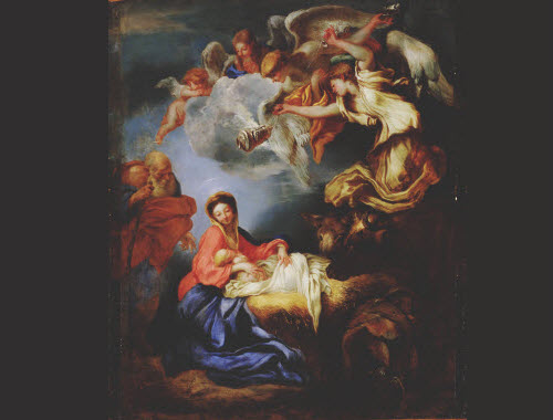 Genova, Palazzo Rosso - Giovanni Benedetto Castiglione, il Grechetto, Adorazione dei pastori