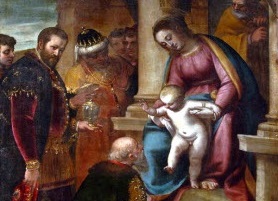 Cattedrale di San Lorenzo - Luca Cambiaso, Adorazione dei Magi