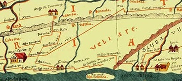 Tabula Peutingeriana, toponimo in Alpe Pennino